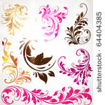 vintage colorful design...
