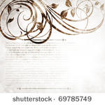 invitation vintage card with...