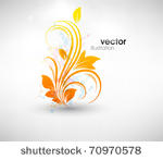 vector illustration of floral...