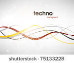 technology web background...