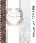 classical wall paper with a...
