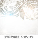 vector vintage floral design