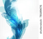 abstract vintage blue...