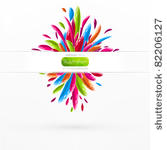 liquid glossy shapes background
