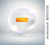abstract background with glass...