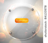 abstract vector plane on white...