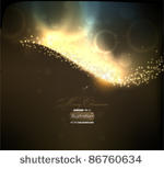 abstract golden lines on black...