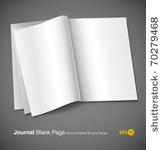 magazine blank page template...