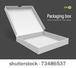 open packing box for pizza...