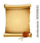 old blank paper script with...