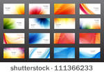 set of 16 vector abstract...