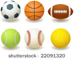 vector illustration   balls for ...