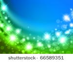 blue and green abstract curtain ...