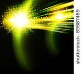 abstract green disco background ...