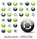 glossy icon set for web...