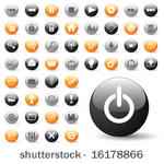 glossy icon set for web...