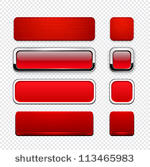 set of blank red buttons for...