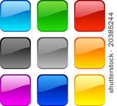 web shiny buttons. vector...