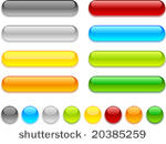 web shiny buttons. vector...