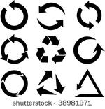  arrows icon collection. vector ...