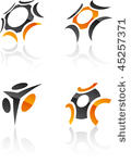 abstract vector icons such...