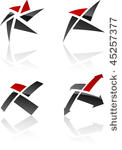 abstract vector icons such...