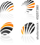 abstract vector icons such...