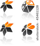 abstract vector icons such...