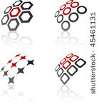 abstract vector icons such...