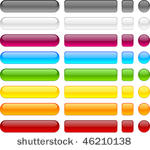 blank web buttons. vector...