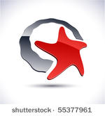 starfish 3d vector icon such...