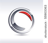 swirl 3d vector icon such logos....
