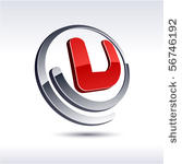 v 3d vector icon such logos.