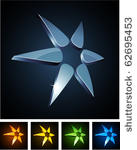 star 3d vector icon such logos.