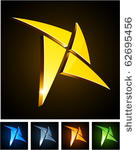 star 3d vector icon such logos.