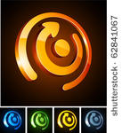 abstract 3d vector icon such...