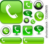 telephone green signs.