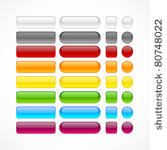 blank web glossy buttons....