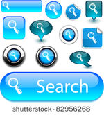 searching blue vector glossy...
