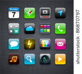 vector illustration of apps...