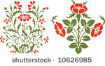 the bunch of flowers in style...