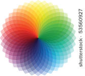  rainbow swirl  vector...