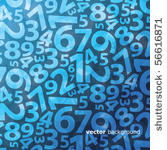 background with numbers
