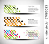 colorful vector set of tree...