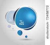 big blue speech bubble