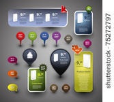 collection of website elements