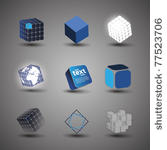 collection of cube designs
