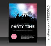 flyer design   party time