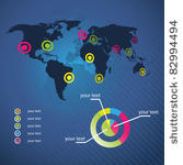 business background  world...