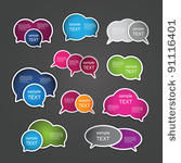 colorful labels  tags